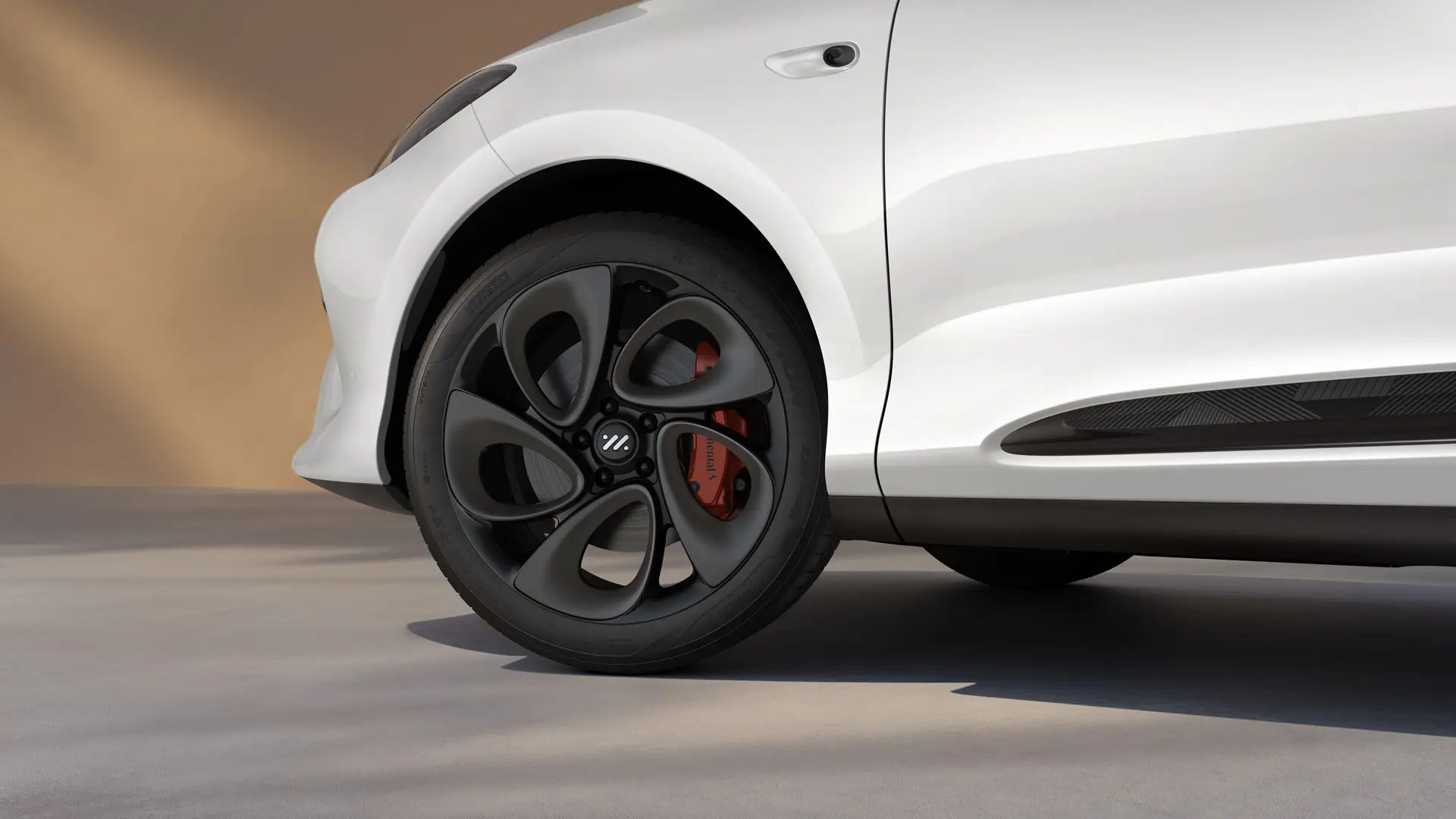 Front Wheel Petal Shape White